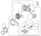 Samsung DV520AGW/XAA motor diagram