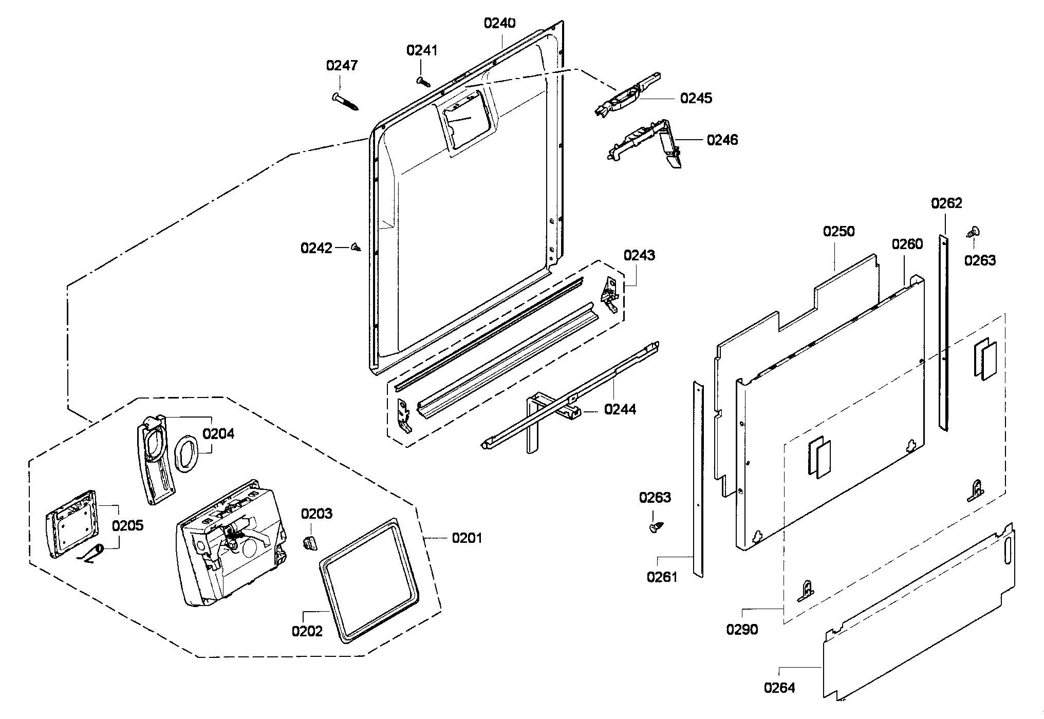 Door assy