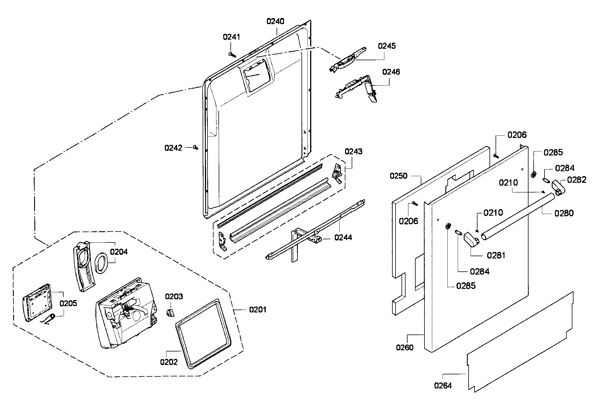 Door assy
