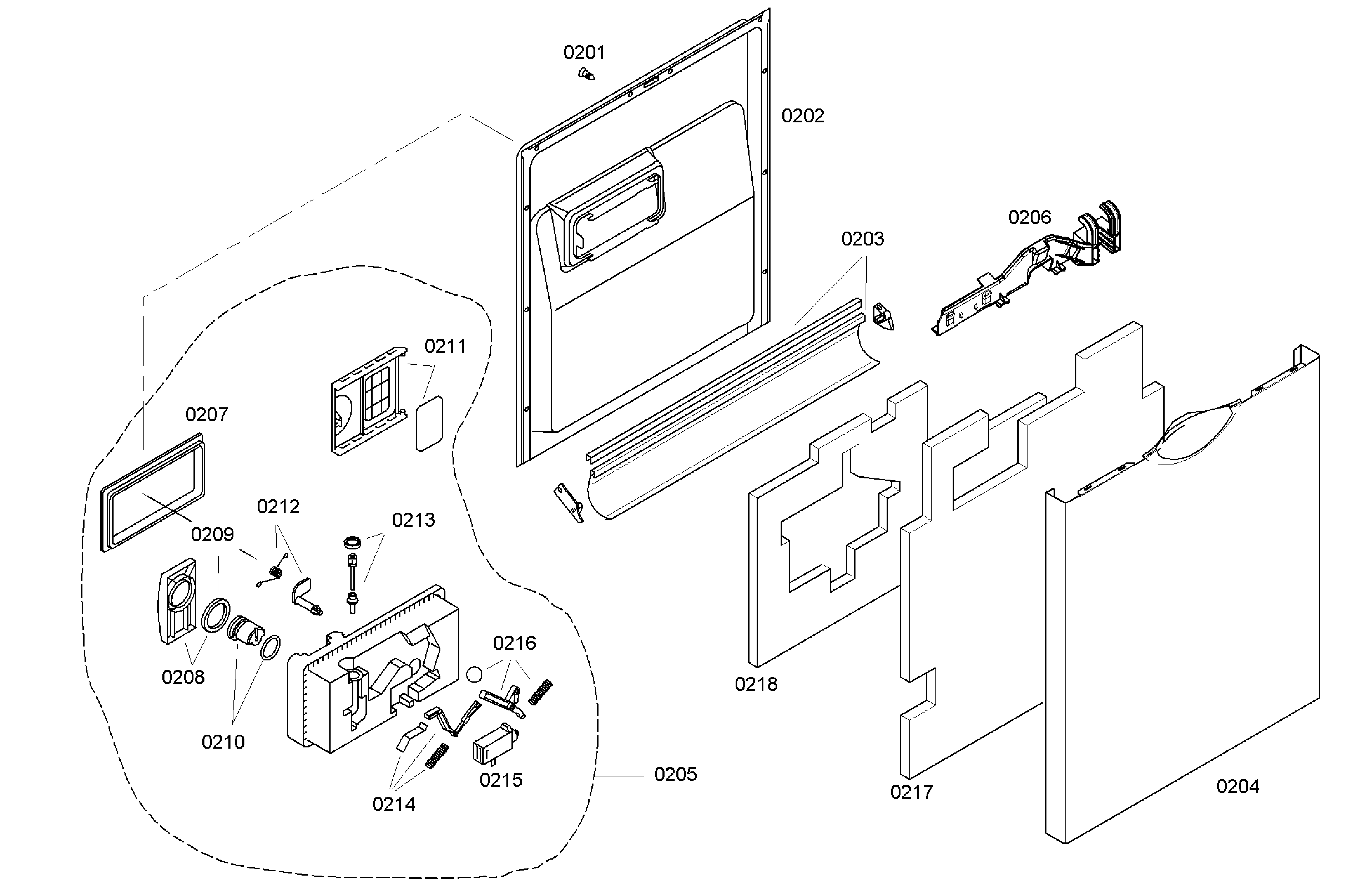 Door assy