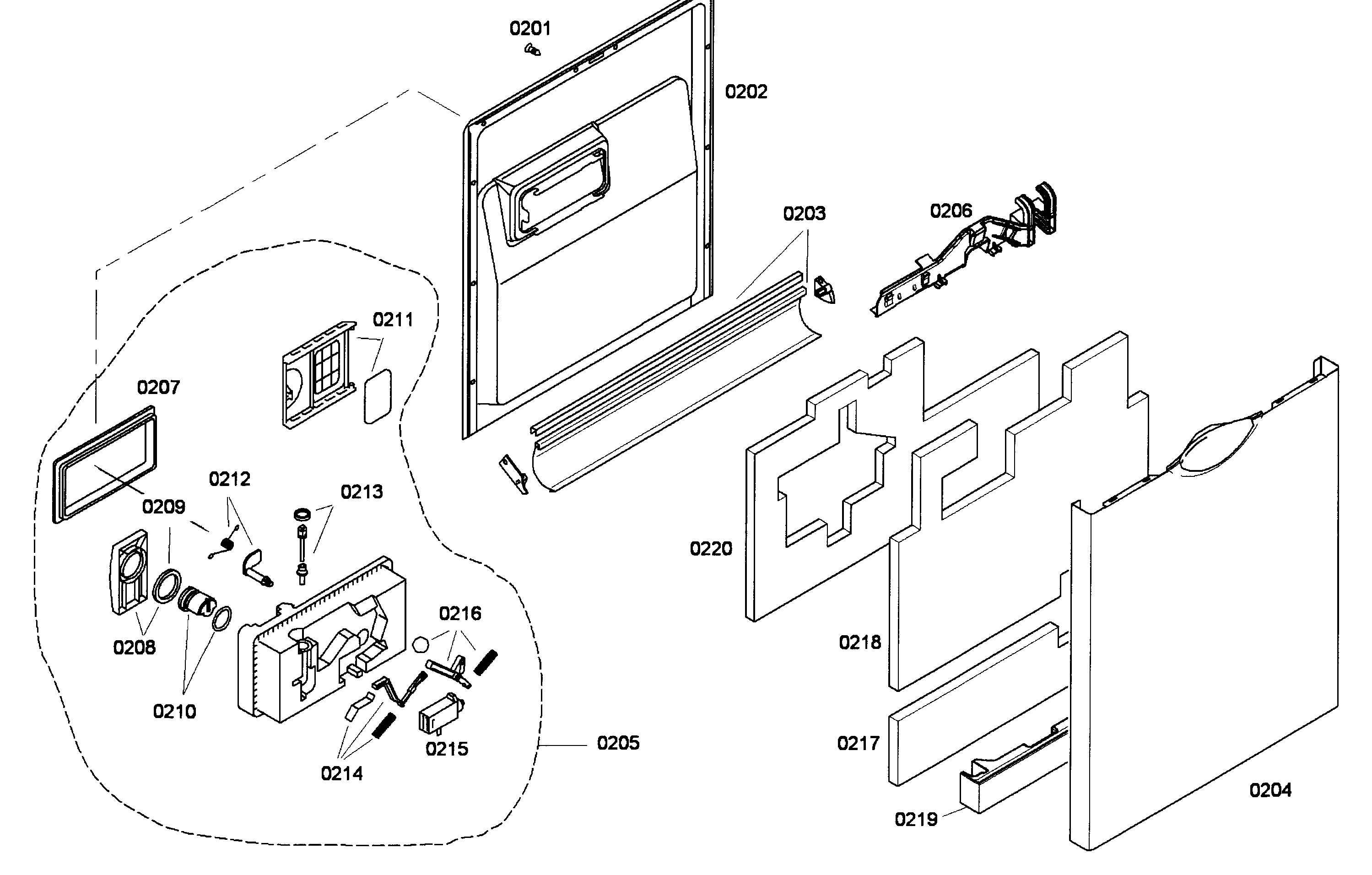 Door assy