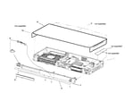 Sony BDP-S370 case assy diagram