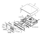 Sony HBD-E370 cabinet parts diagram
