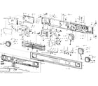 Panasonic SC-HBT10P cabinet parts diagram