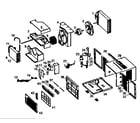 Black & Decker BWE10A cabinet parts diagram