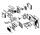 Black & Decker BWE12A cabinet parts diagram