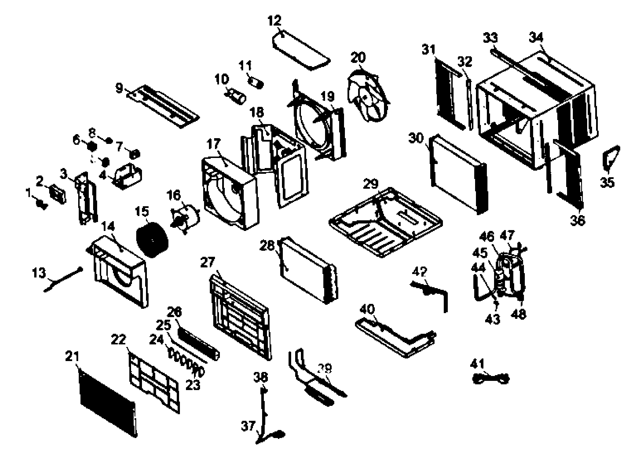 Cabinet parts