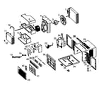 Black & Decker BWR10A cabinet parts diagram