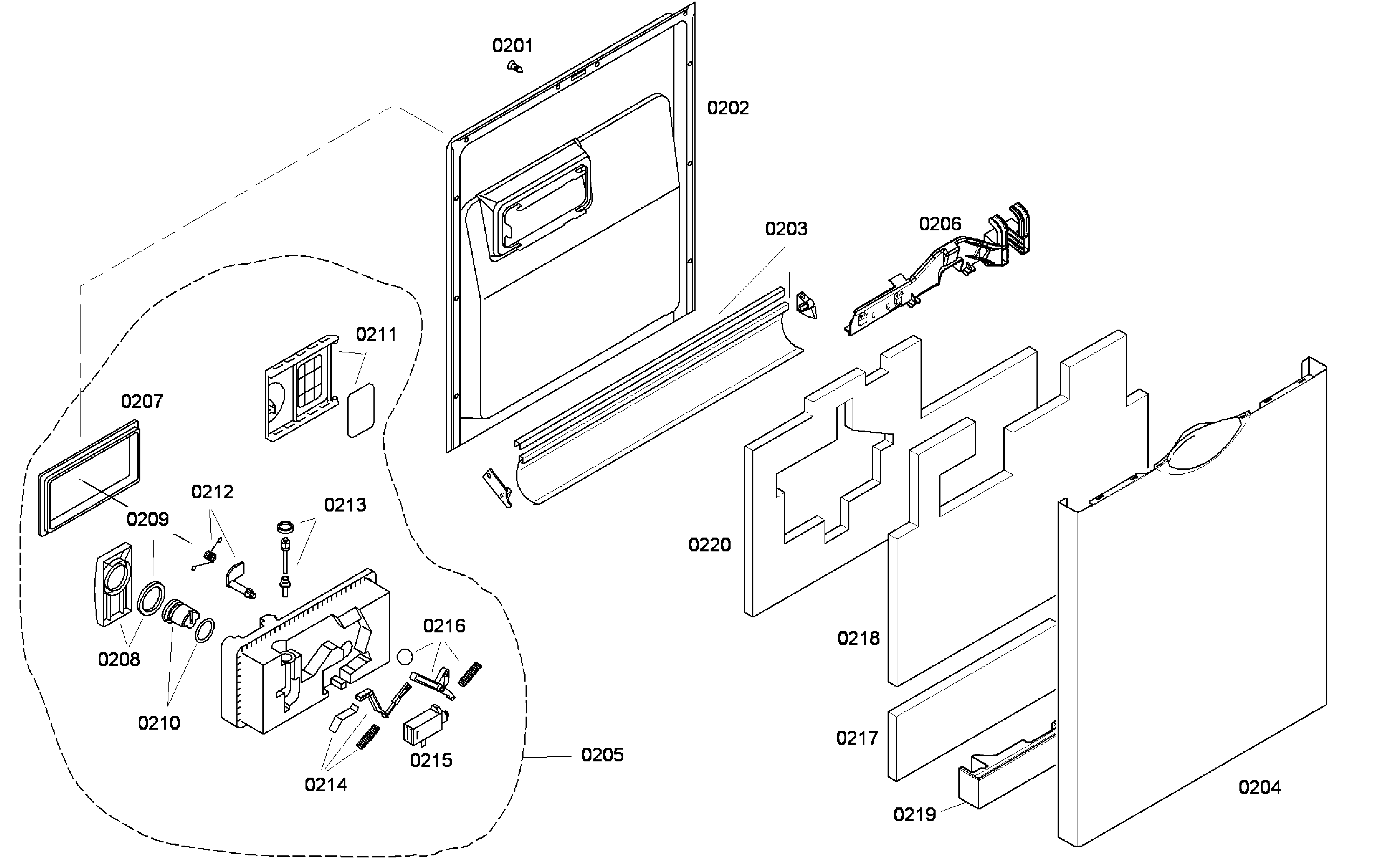 Door assy
