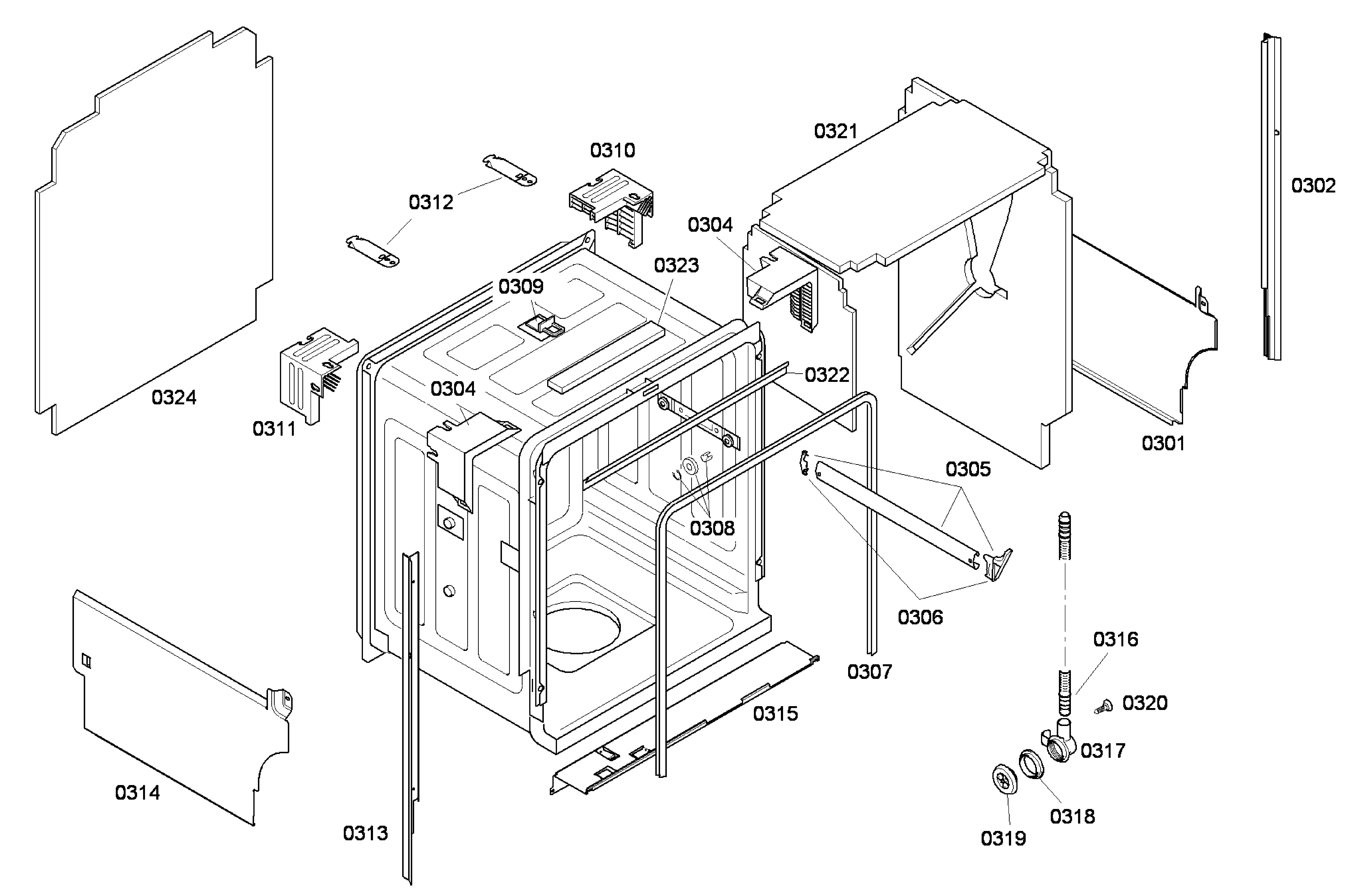 CABINET ASSY