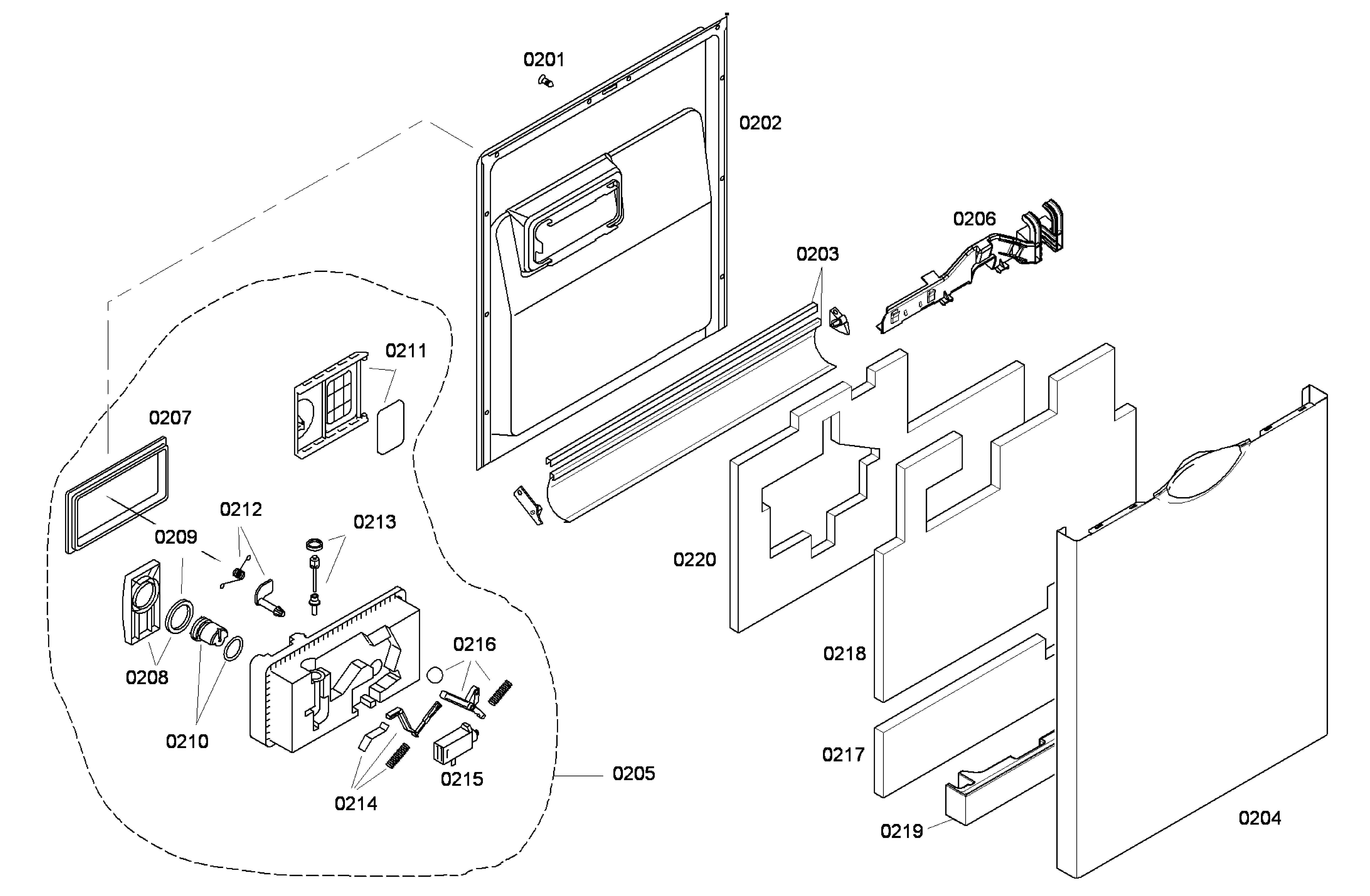 Door assy