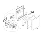 Bosch SHE45M02UC/46 door assy diagram