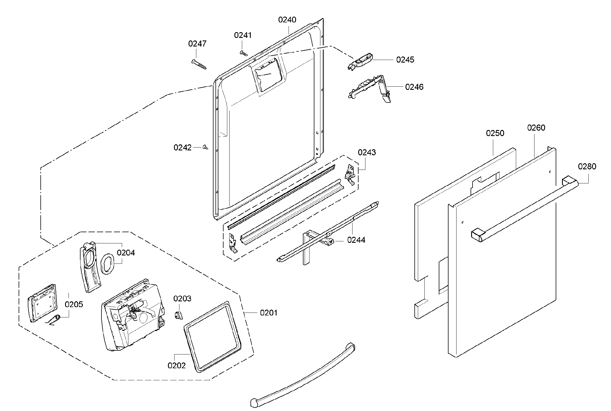 Door assy