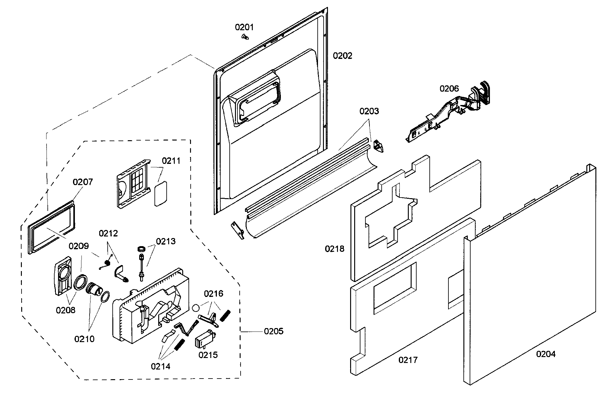 Door assy