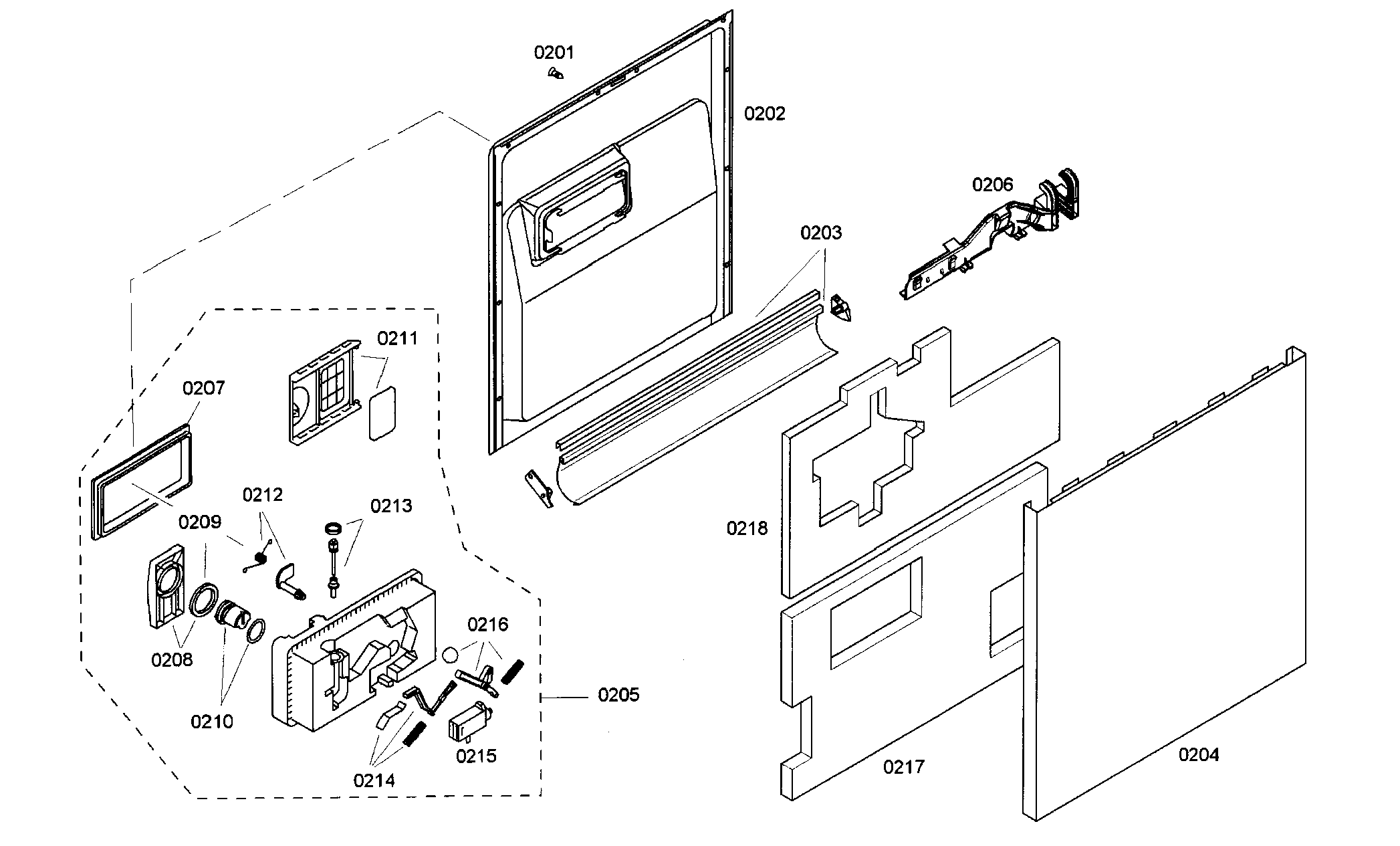 Door assy