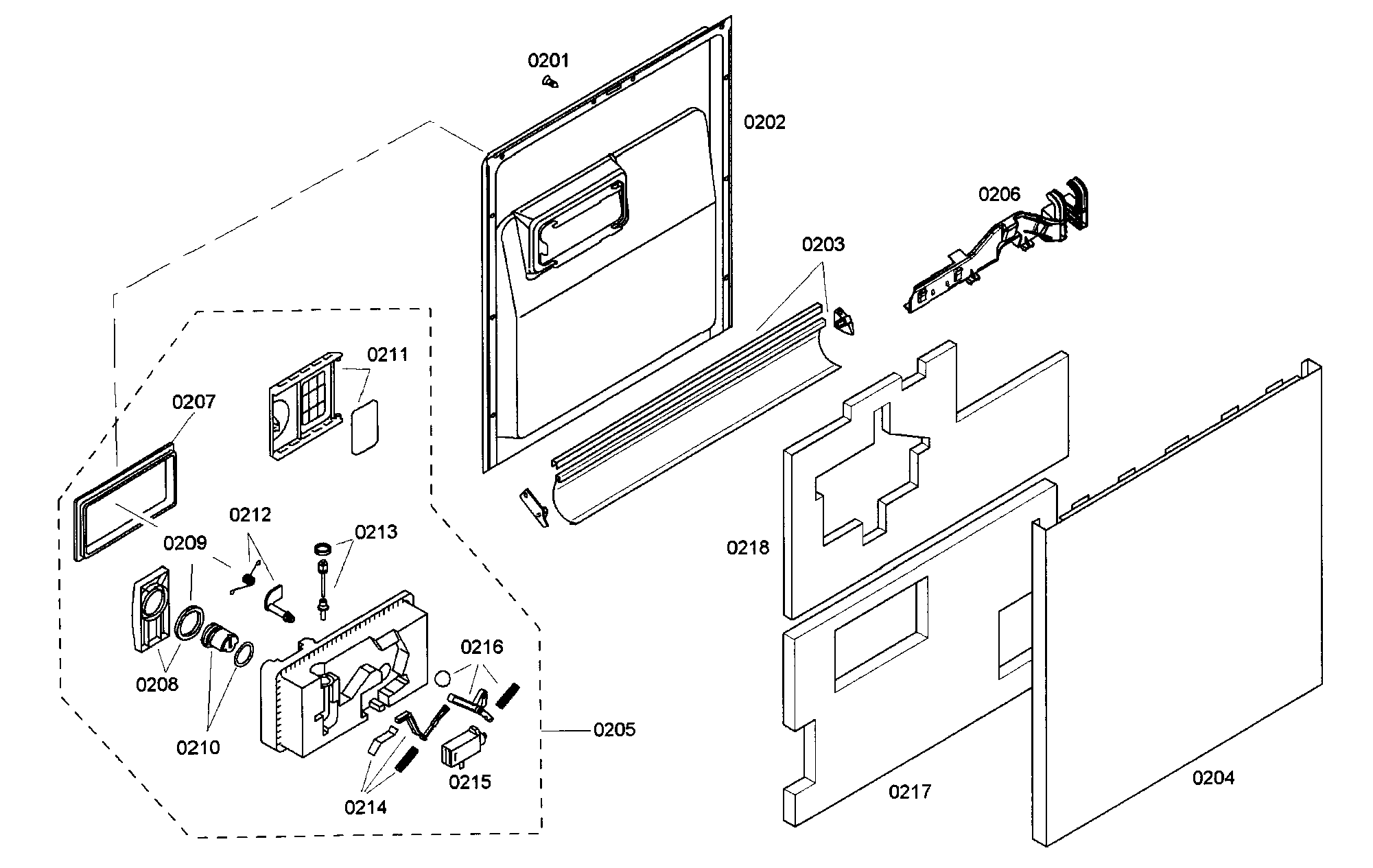 Door assy