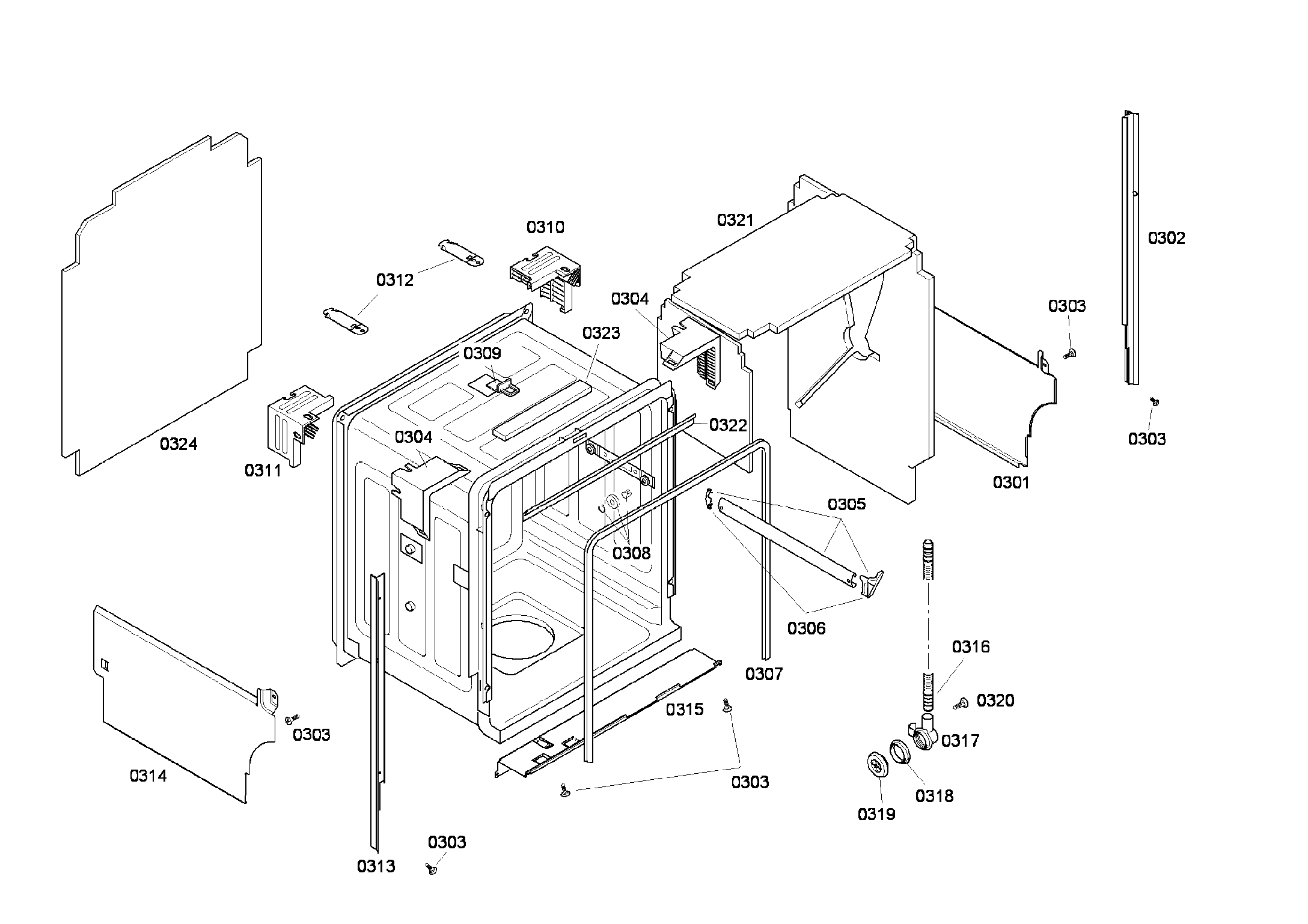 CABINET ASSY