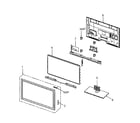 Samsung PN50C490B3DXZA cabinet parts diagram