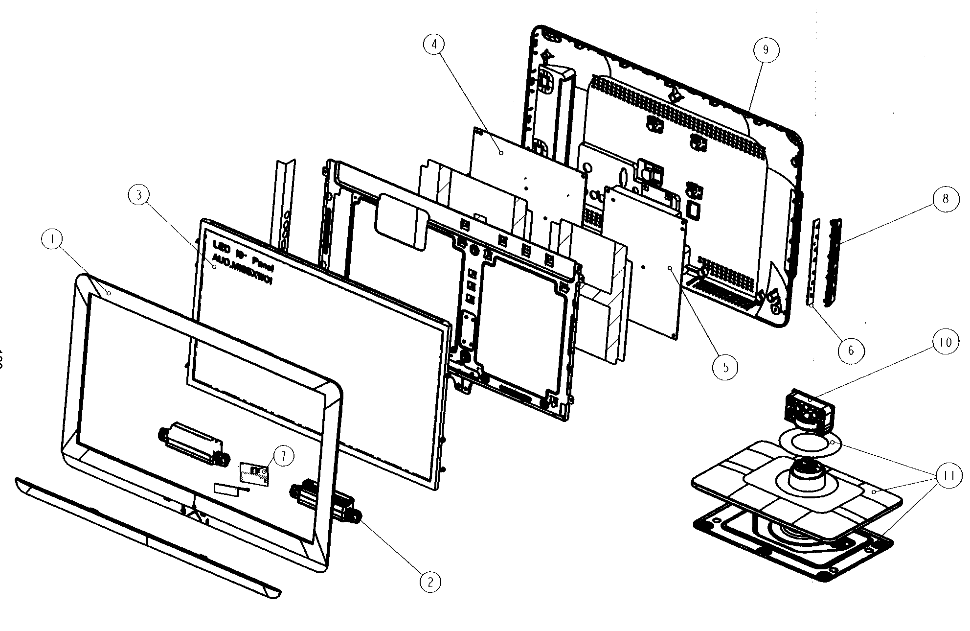 Cabinet parts