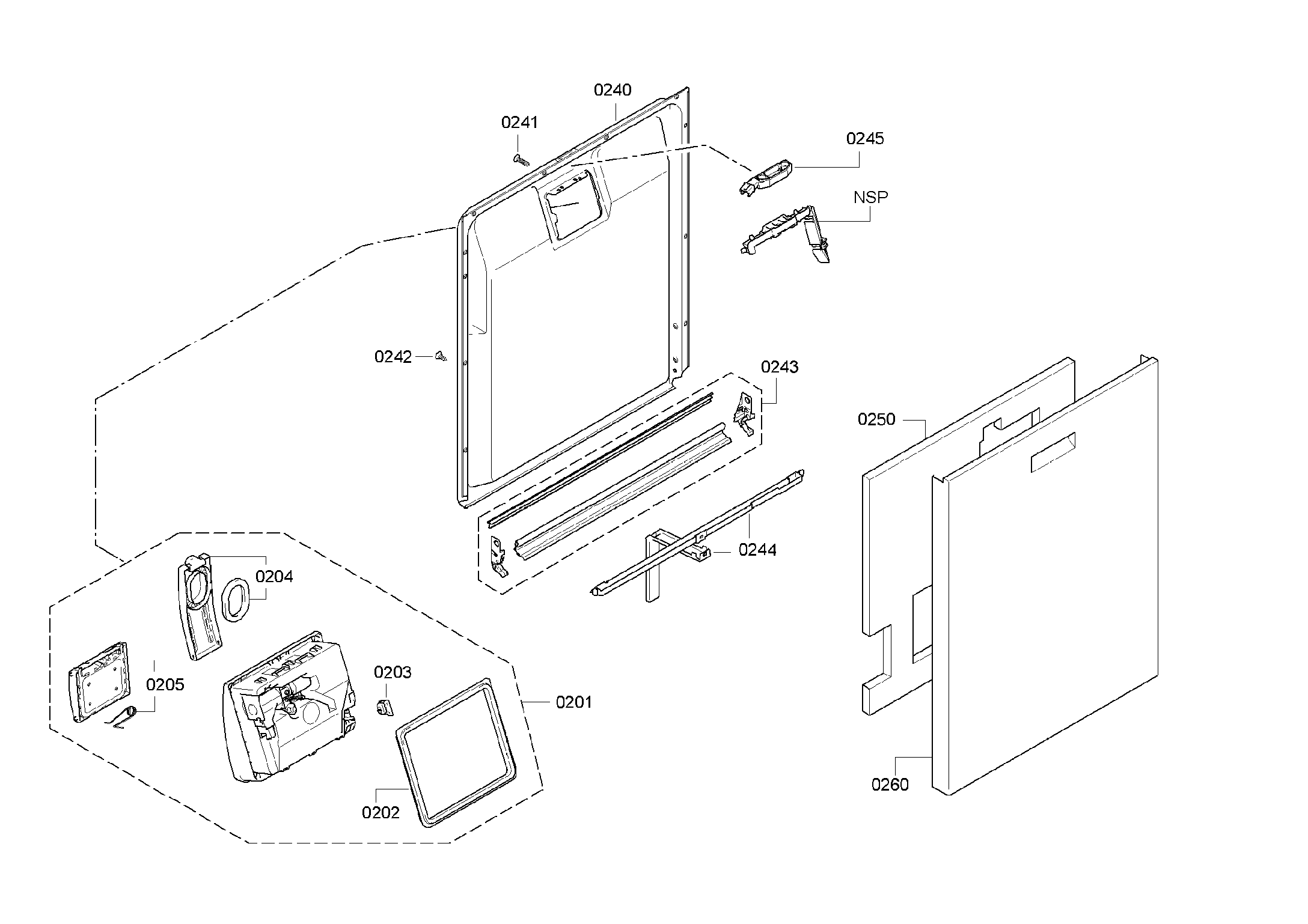 Door assy