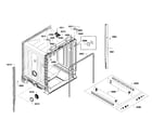 Bosch SHE4AP06UC/03 cabinet assy diagram