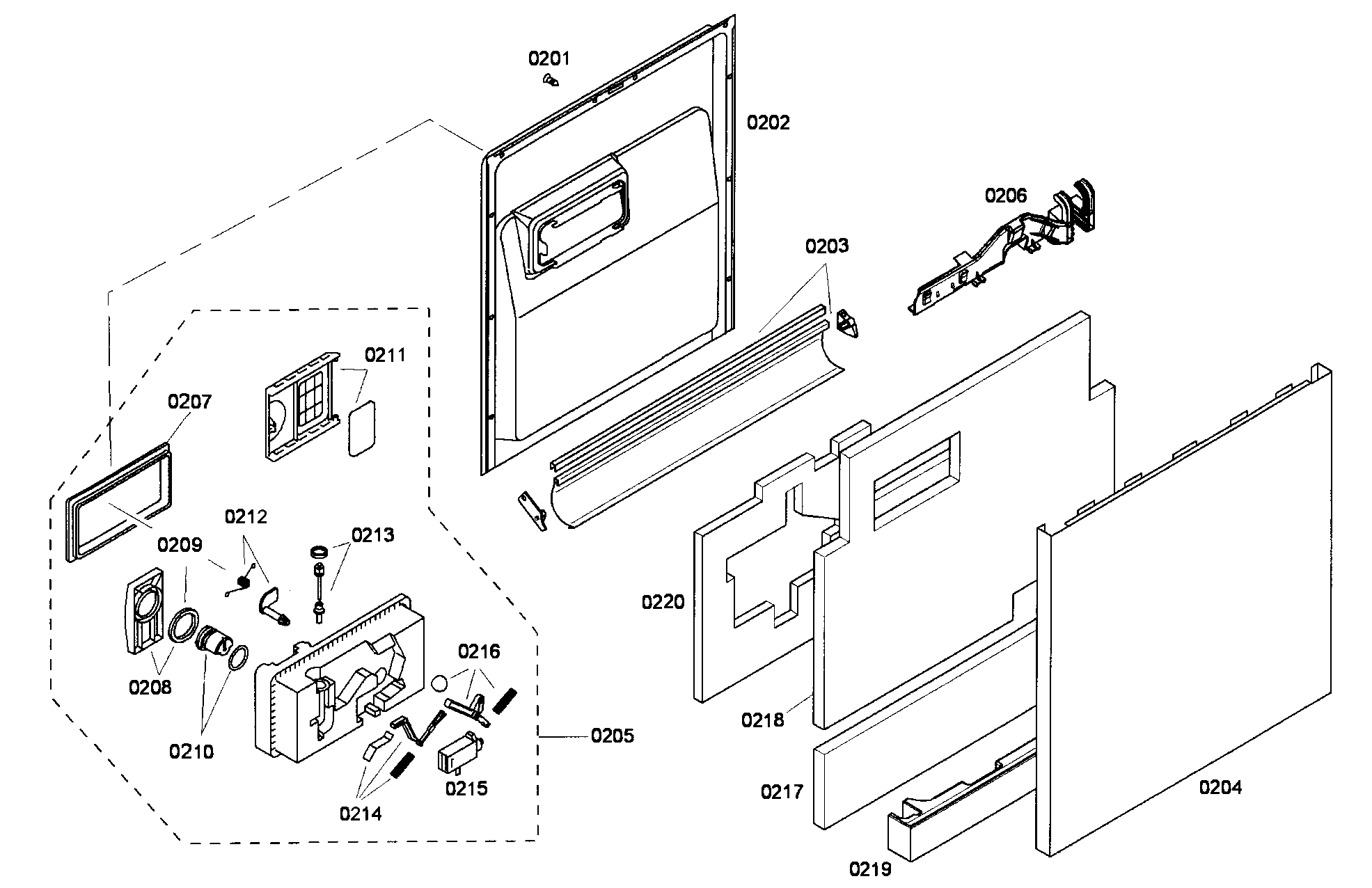 Door assy