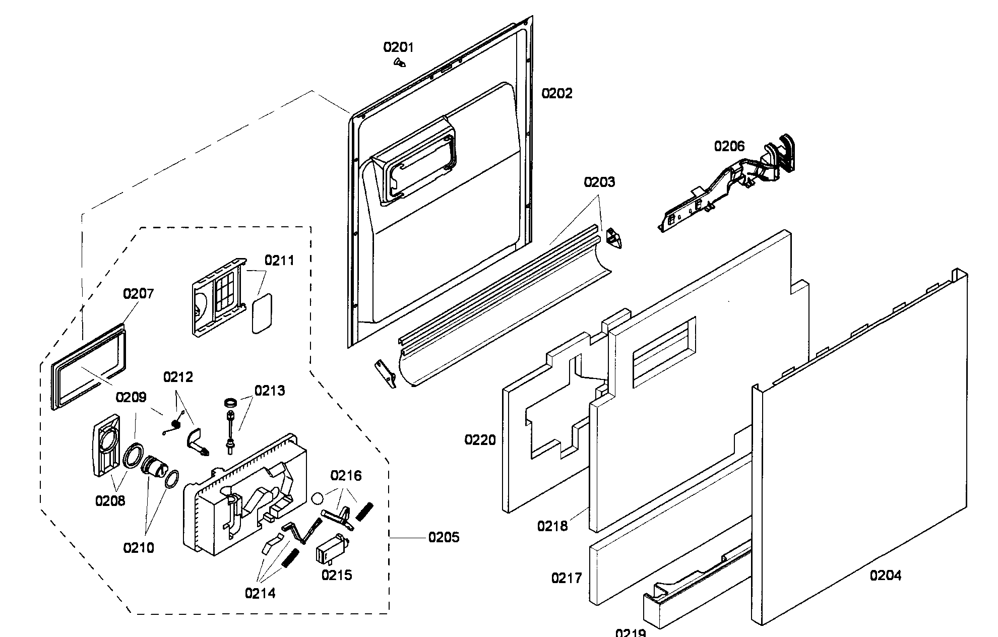 Door assy