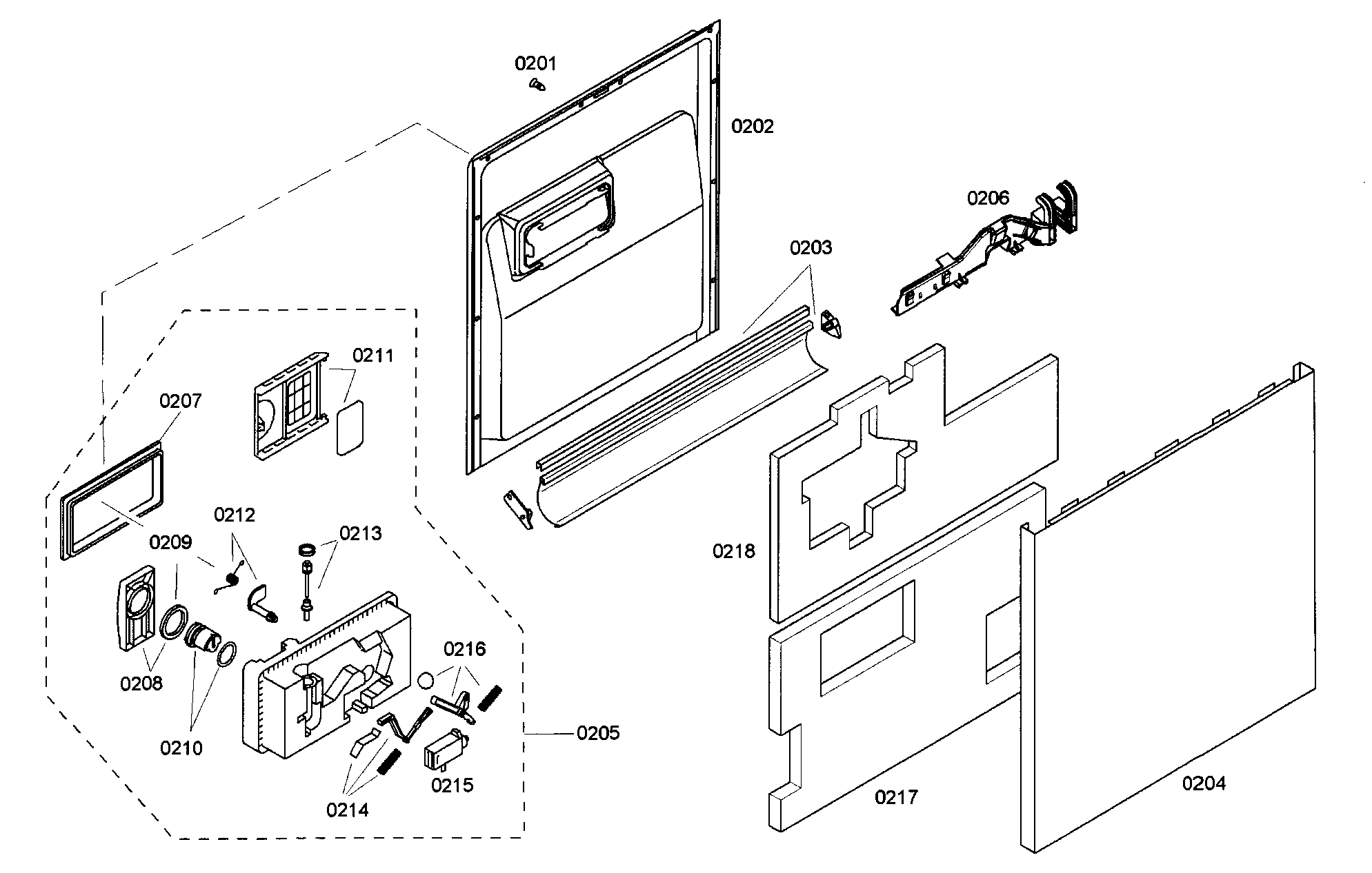 Door assy