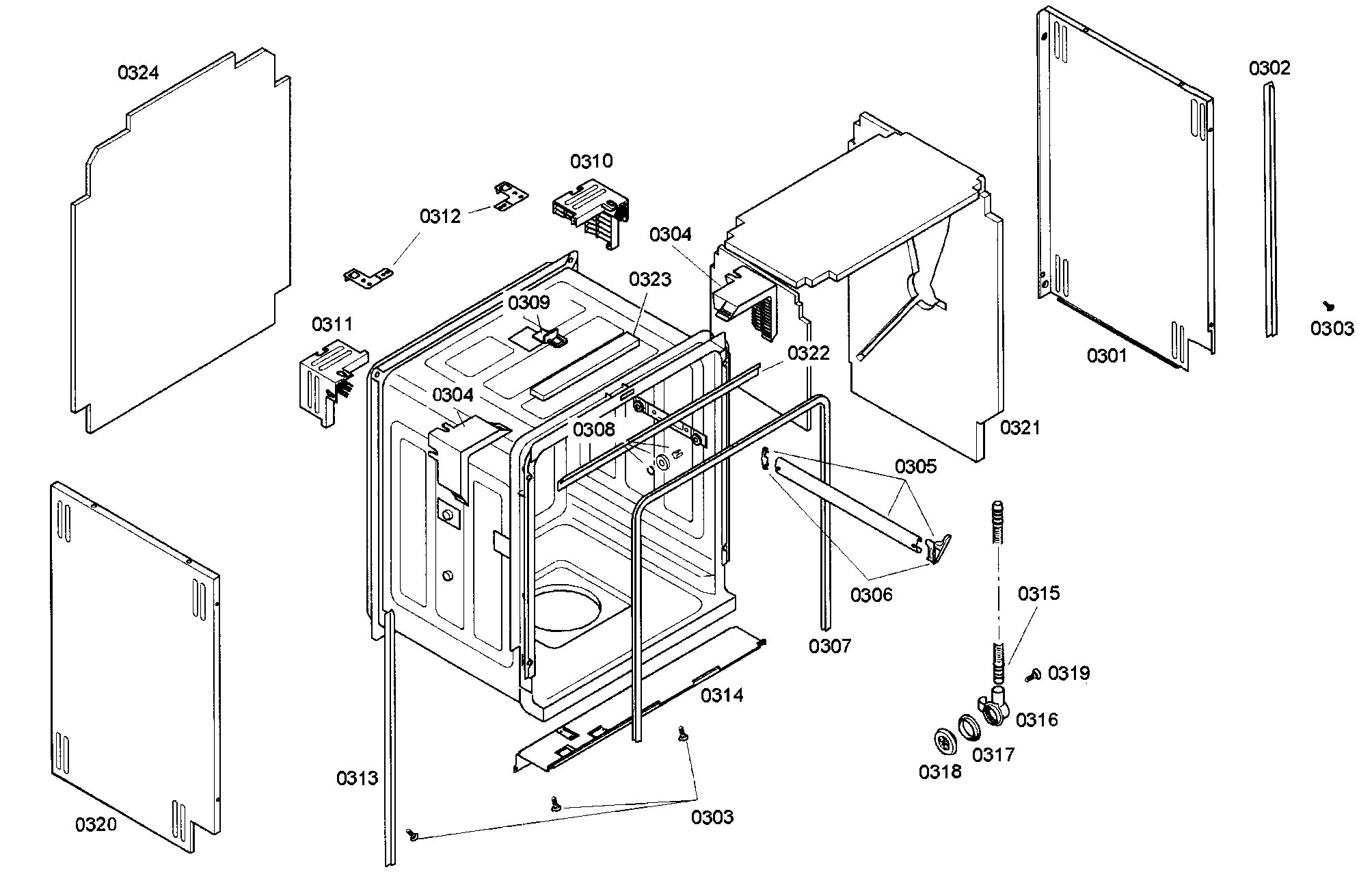 CABINET ASSY