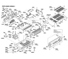 Onkyo HT-R580B cabinet parts diagram