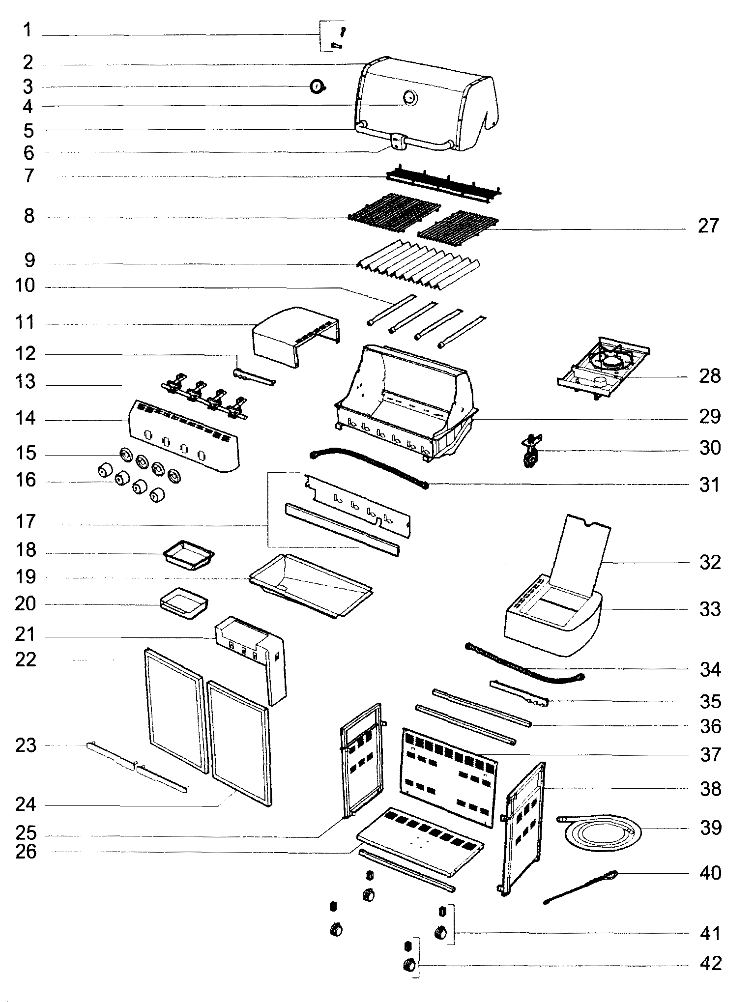 Grill parts