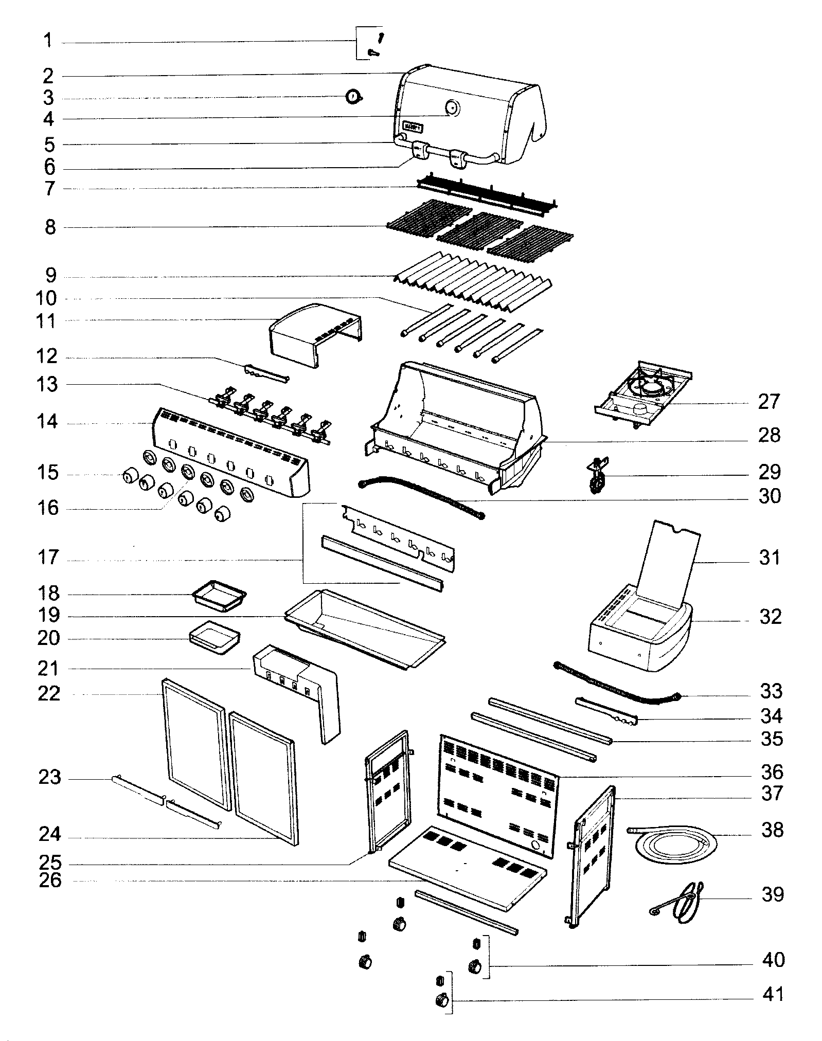 Grill parts