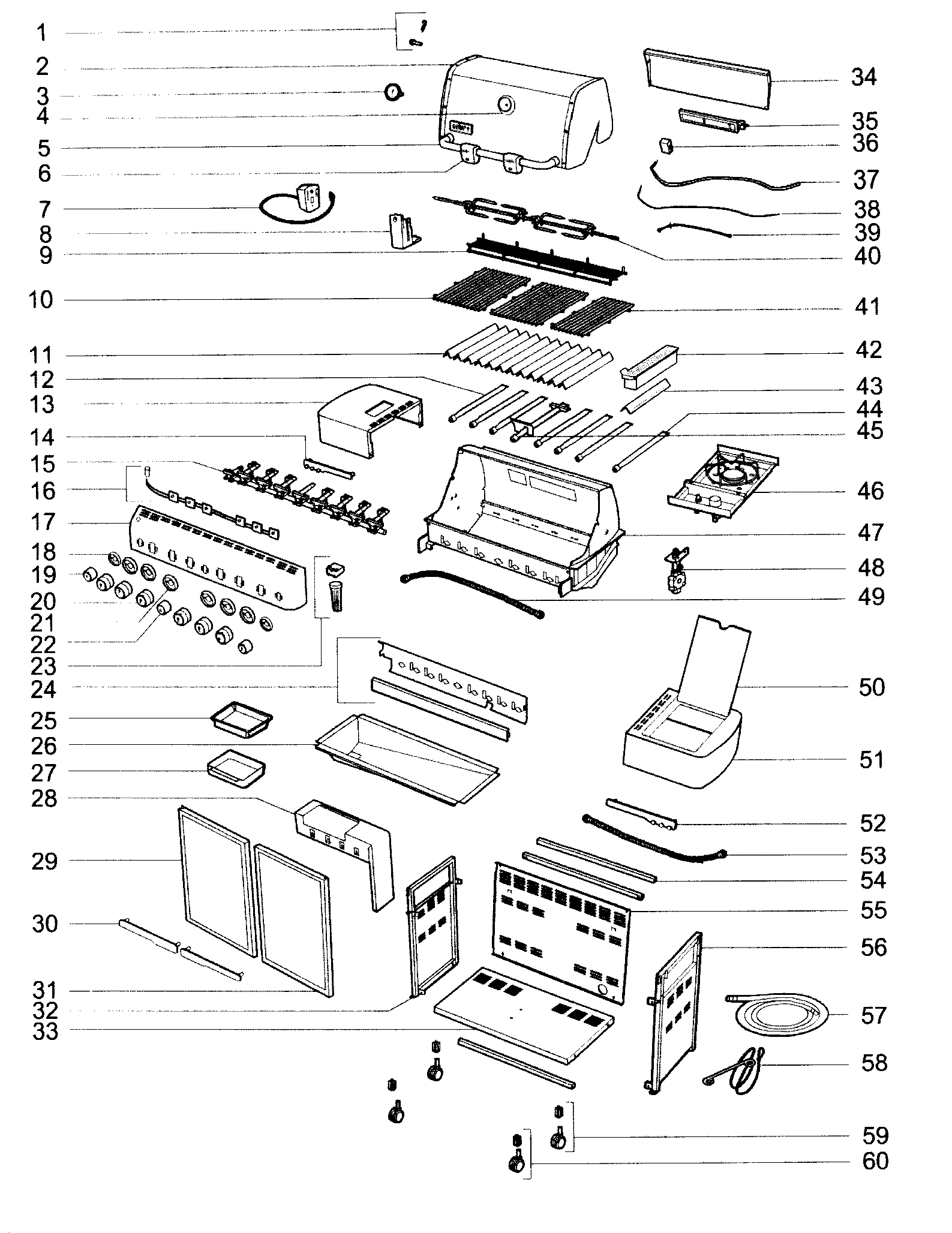 Grill parts