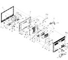 Vizio SV370XVT cabinet parts diagram