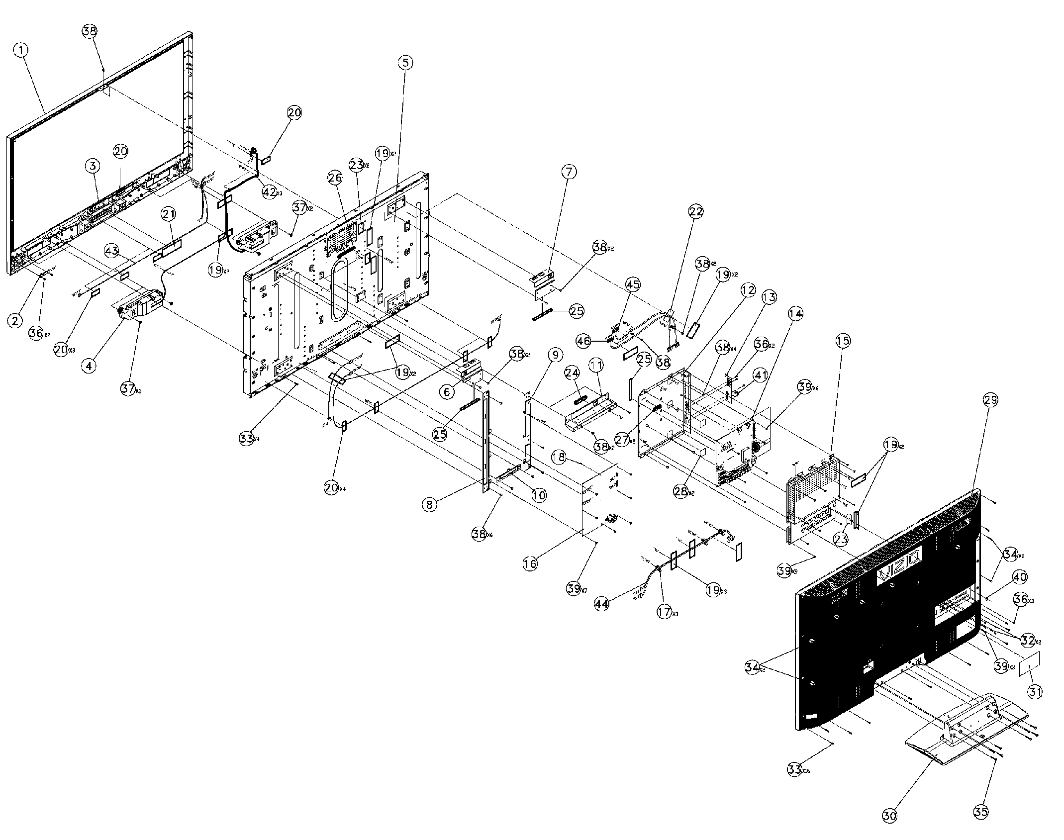 Cabinet parts