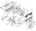 Vizio VF550M cabinet parts diagram