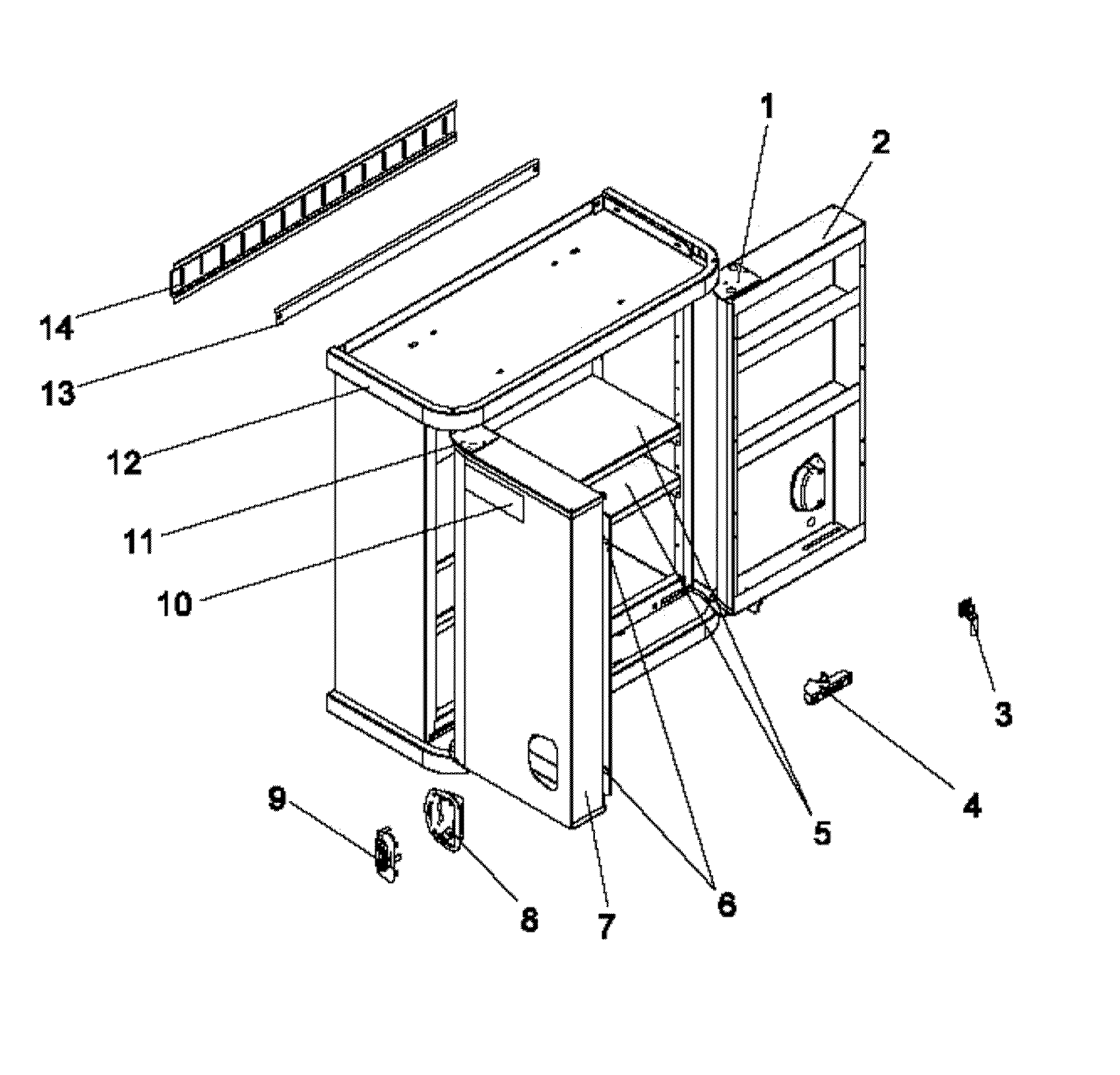 Tool chest parts