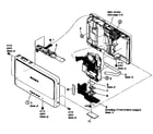 Sony DSCTX9/R cabinet parts diagram