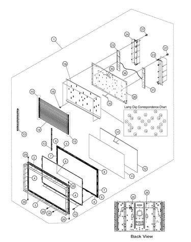 Lcd panel parts