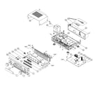 Sherwood RX-4503 cabinet parts diagram