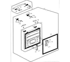 Samsung RF217ABWP/XAA-00 freezer door diagram