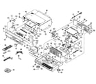 Yamaha HTR-5063 cabinet parts diagram