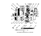 Soleus Air SG-PAC-08E3 cabinet parts diagram