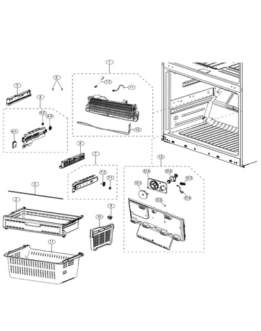 Freezer parts