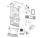 Samsung RF4287HAWP/XAA-00 cabinet parts diagram