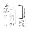 Samsung RF4287HAWP/XAA-00 l refrig door diagram