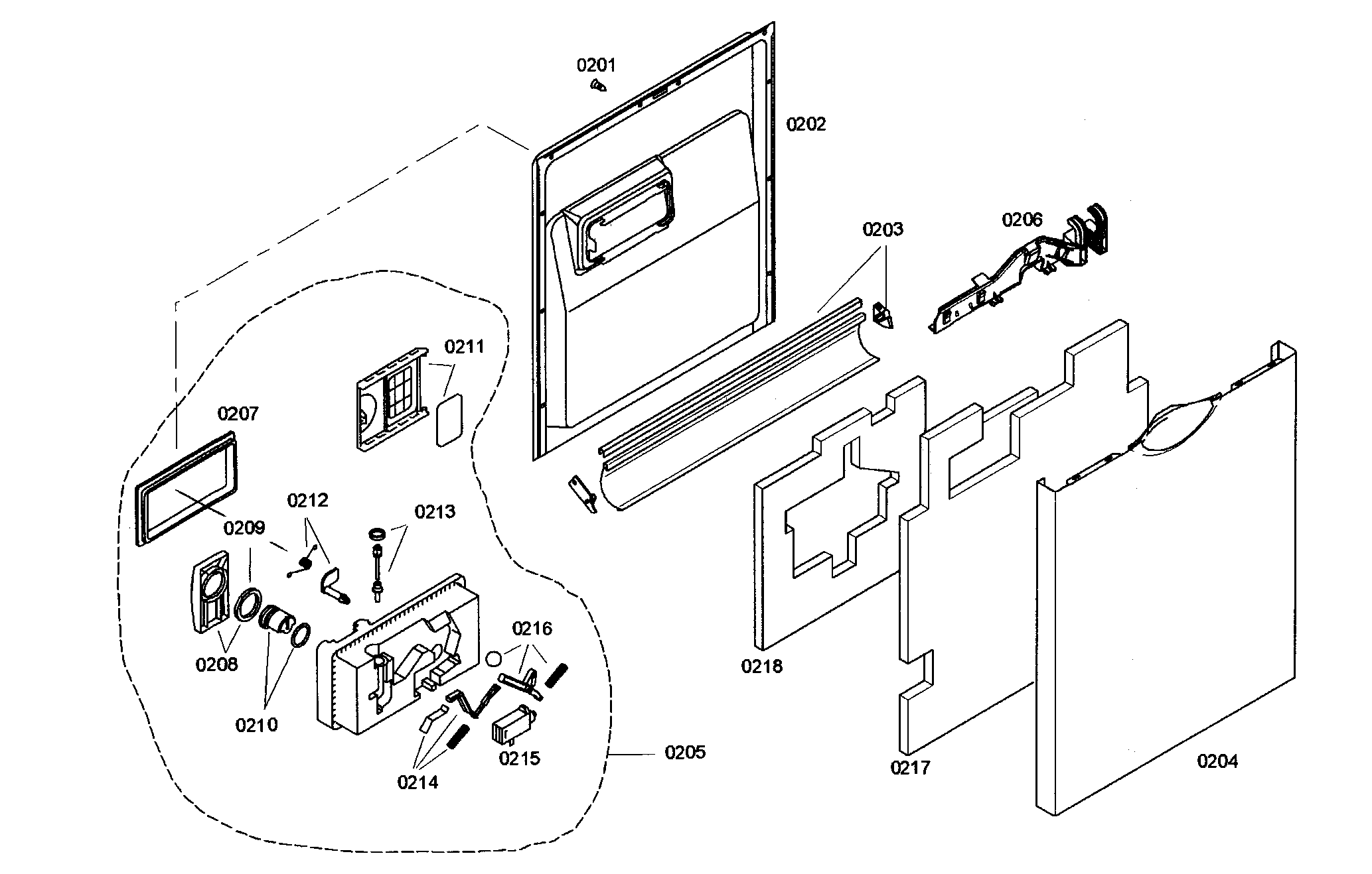 Door assy