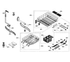 Bosch SHE46C05UC/47 rack assy diagram