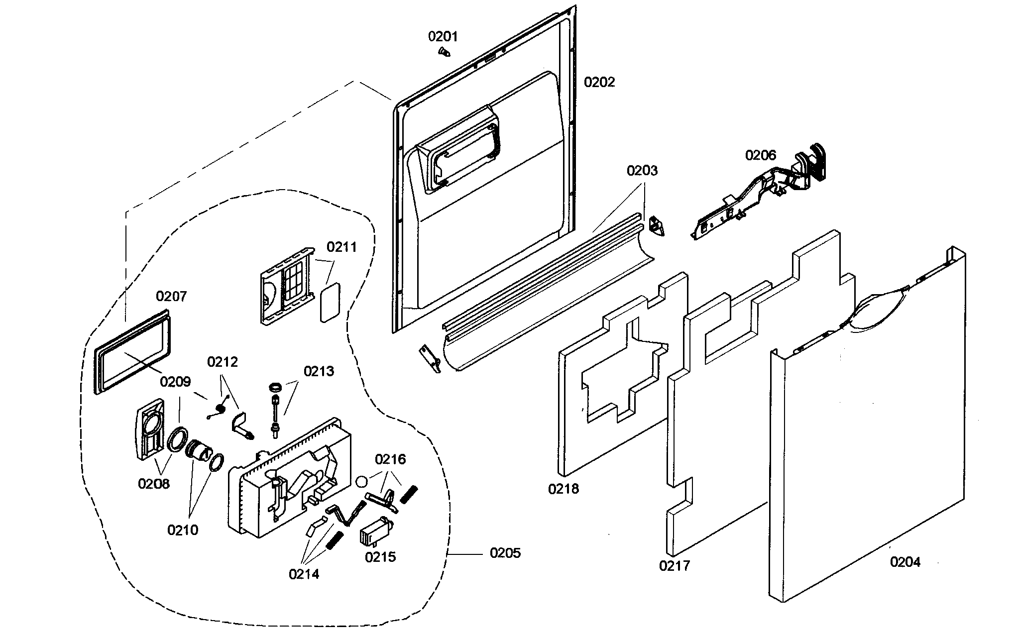 Door assy