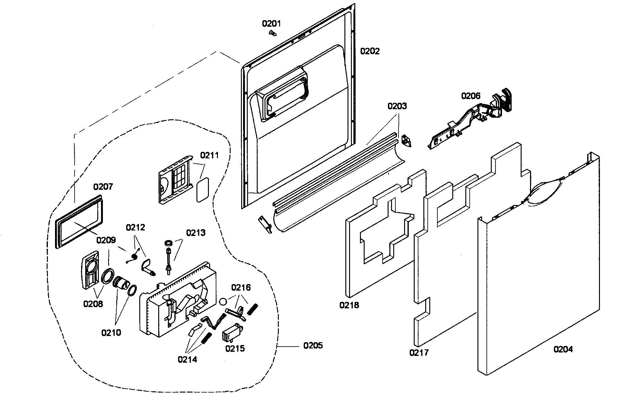 Door assy
